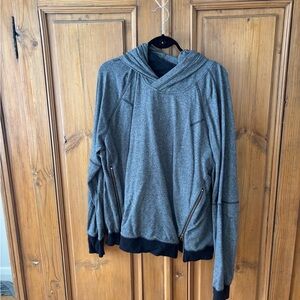 Lululemon Women’s Gray Hooded Pullover Sweatshirt